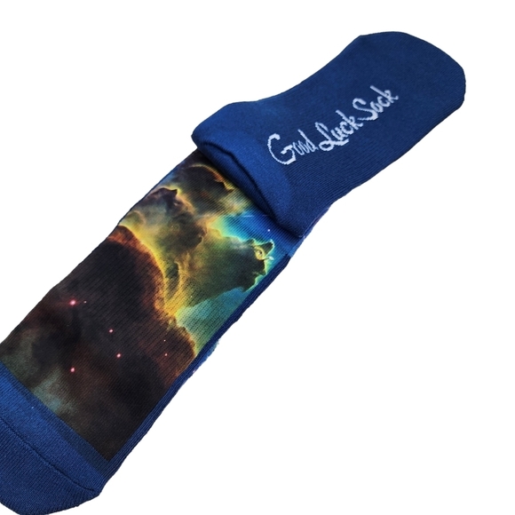 Good Luck Sock Men's Pillars of Creation Nebula Socks - 8-13 - Picture 4 of 6